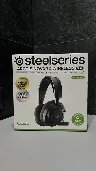 Гарнітура STEELSERIES Arctis Nova 7X Gen 2 Wireless Black
