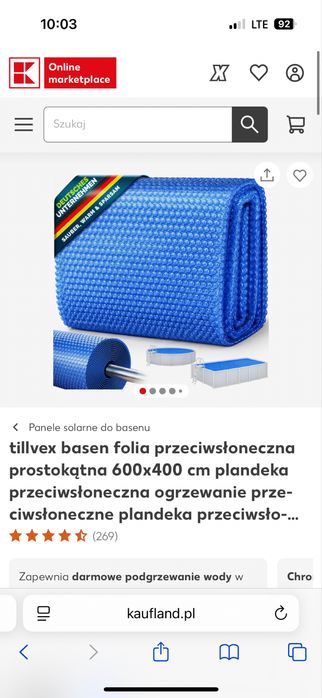 Folia  przecisloneczna tillvex 6mx4m