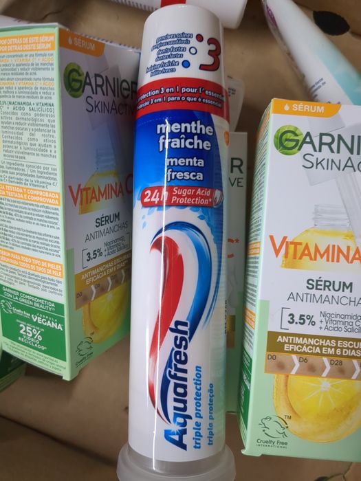 Lote Premium Garnier SkinActive - Skincare + Cuidados Orais (Tudo NOVO)