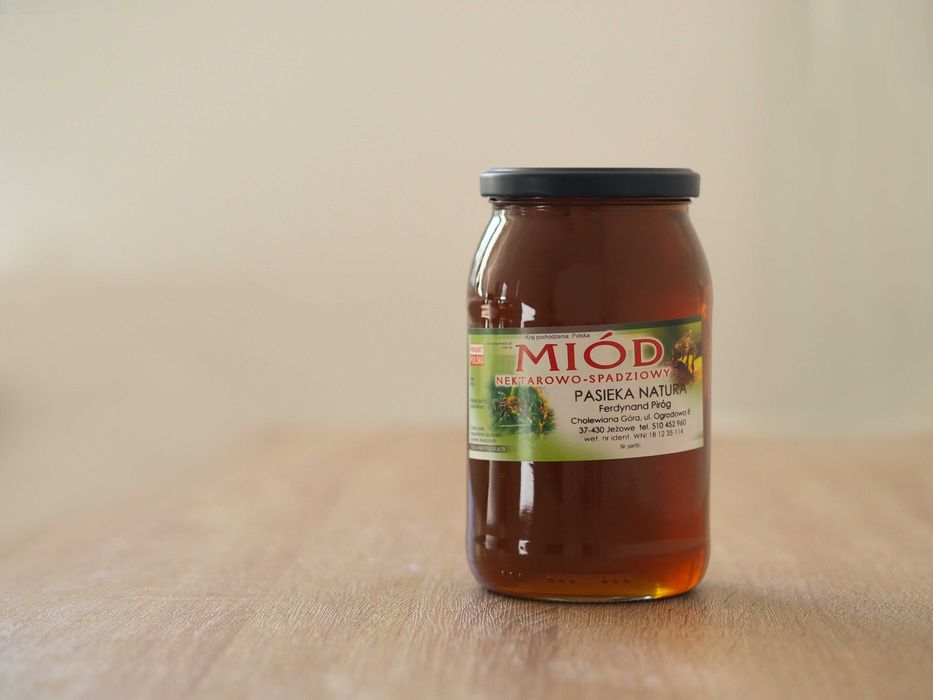 Miód z pasieki Natura 2000. Nektarowo-spadziowy, leśny, spadziowy