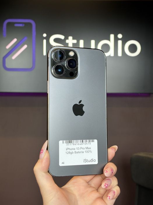 iPhone 13 Pro Max 128GB Grafitowy– Stan bardzo dobry – Raty 0% – Wysyłka / Odbiór Warszawa
