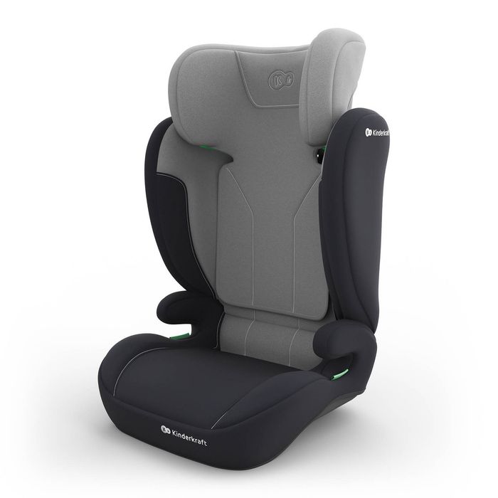 Fotelik Samochodowy i-Size Kinderkraft i-SPARK 2 Plus Szary Bezpieczny Dla Dzieci Od Urodzenia Do 105cm