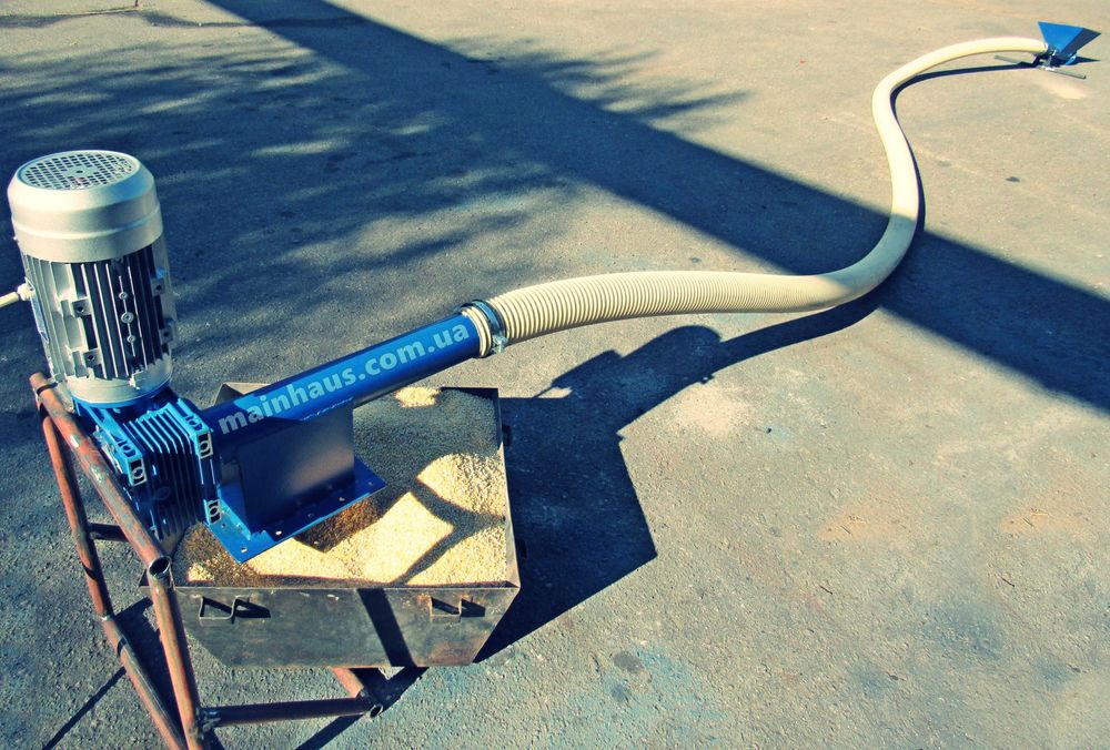 погрузчик шнековый гнучкий шнек спіральний навантажувач зepнa FA90