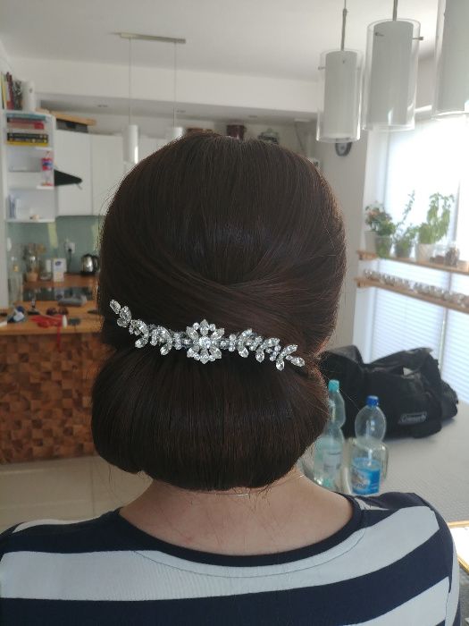 Spinka ślubna do włosów