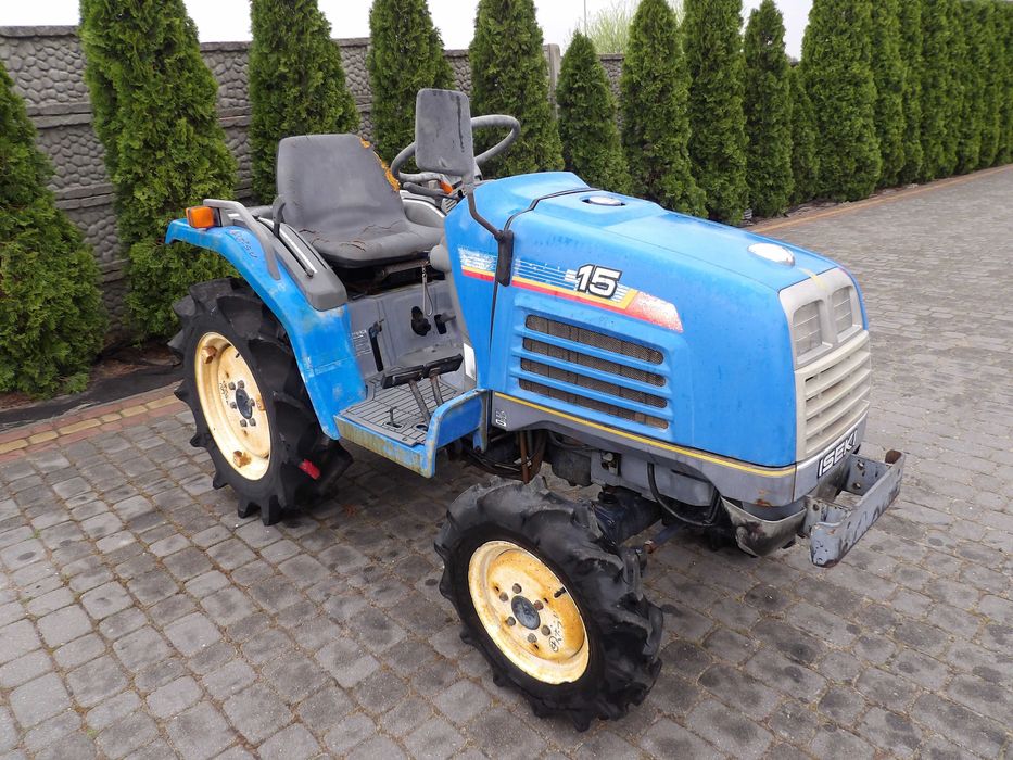 Iseki Sial 15 4x4 glebogryzarka w zestawie mini traktor