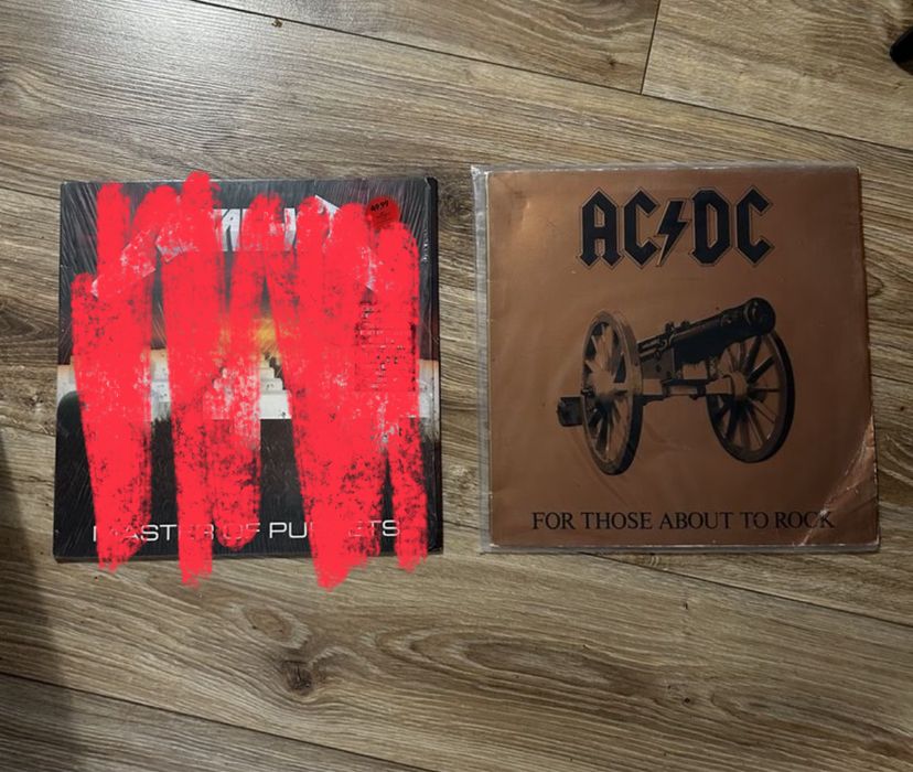 płyta winylowa vinyl IDEALNY STAN ACDC METALLICA
