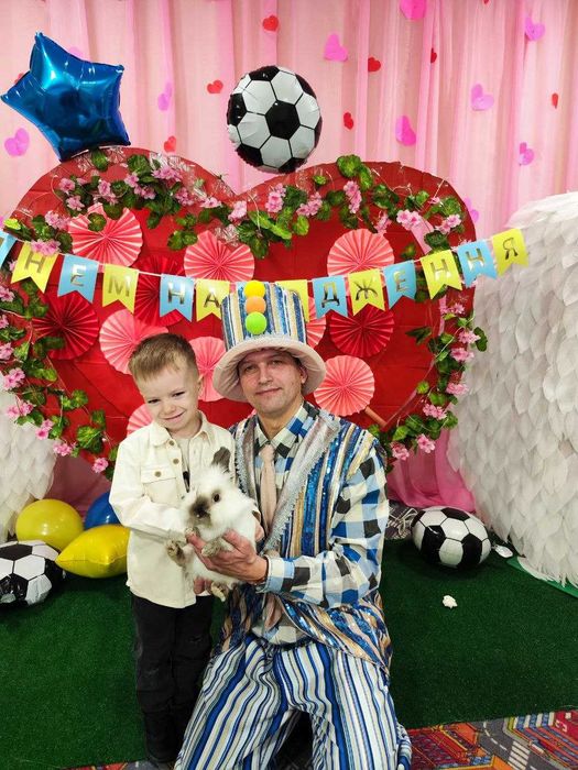 КЛОУН на детский праздник Харьков. Животные. Фокусник. Цирковые номера