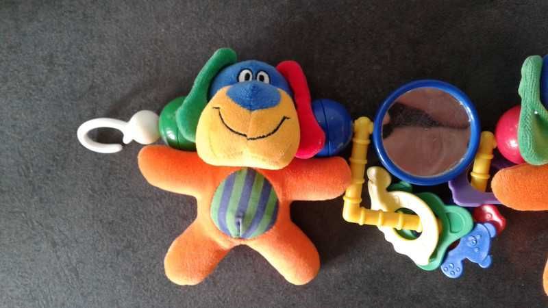 Zawieszka do wózka dziecięcego zabawka pieski pluszowe