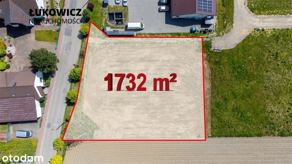 Działka o pow. 1732 m2 centrum Kaniowa!