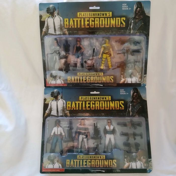 3 Bonecos PUBG Battlegrounds Playerunknows's Novos em caixa