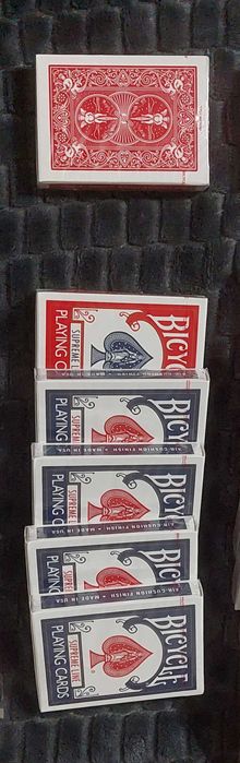6 Baralhos de Cartas Bicycle Supreme Line (2 Red & 4 Blue)