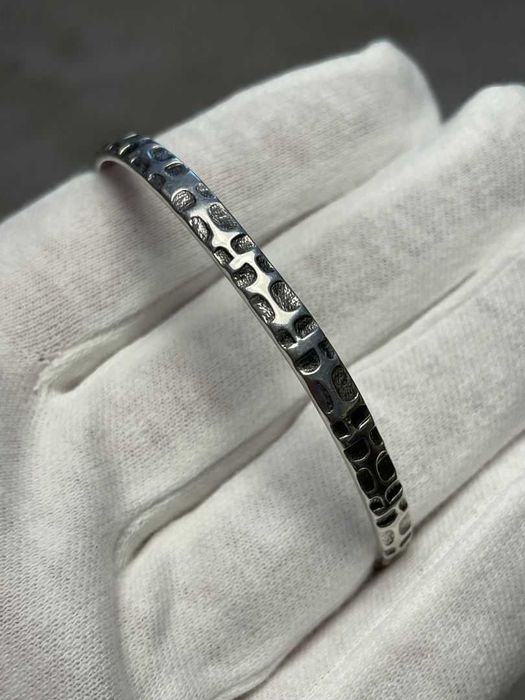 Srebrna Bransoletka - Bangle - 15,98g - PRL - RYTOSZTUKA - Kraków