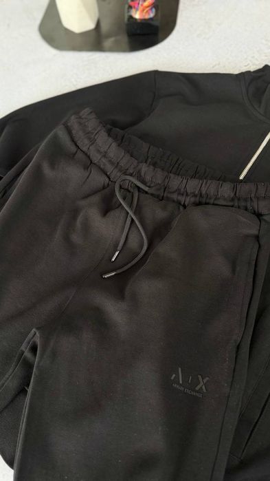 Мужской  чоловічий Спортивний костюм Armani Black EA7 boss чорний  та синій  колір
