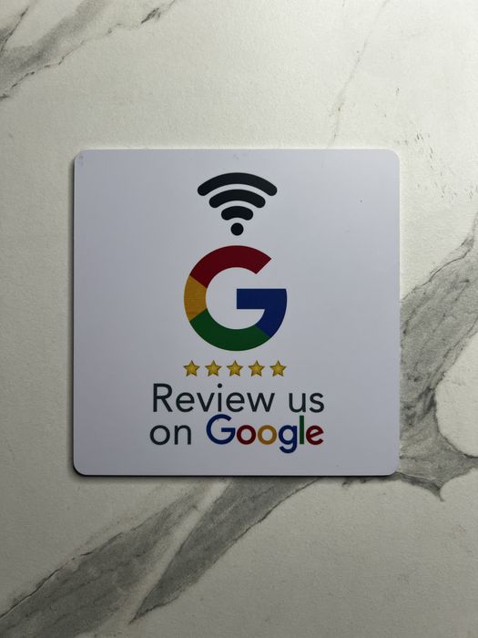 NFC картка для відгуків Google Reviews