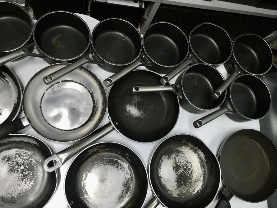 Lote de 39 tachos panelas frigideiras