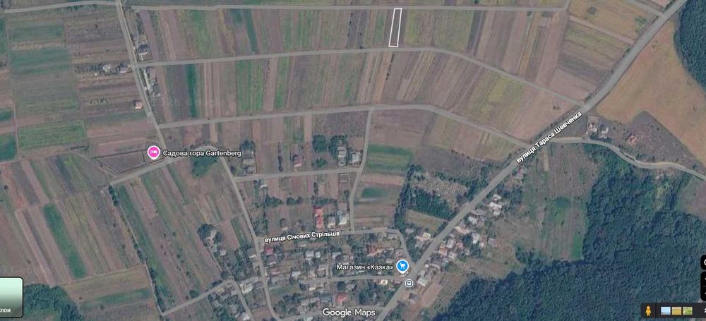 Продаж земельної ділянки 12 соток Підлужжя, сг, природа, світло