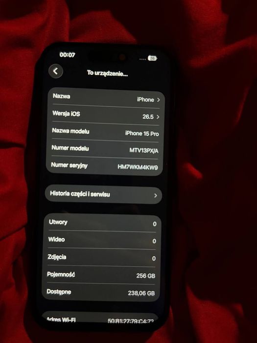 iPhone 15 pro 256GB 100% kondycji