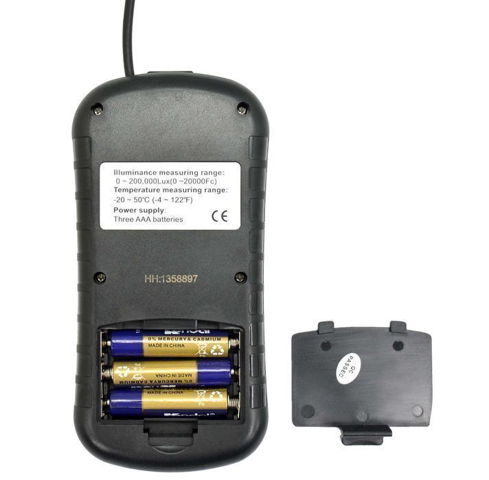 Luksomierz Miernik Z Sondą Światłomierz Bluetooth