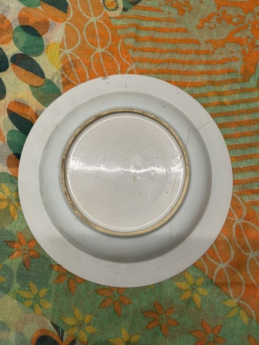 Prato chines azul e branco sec VXIII raro