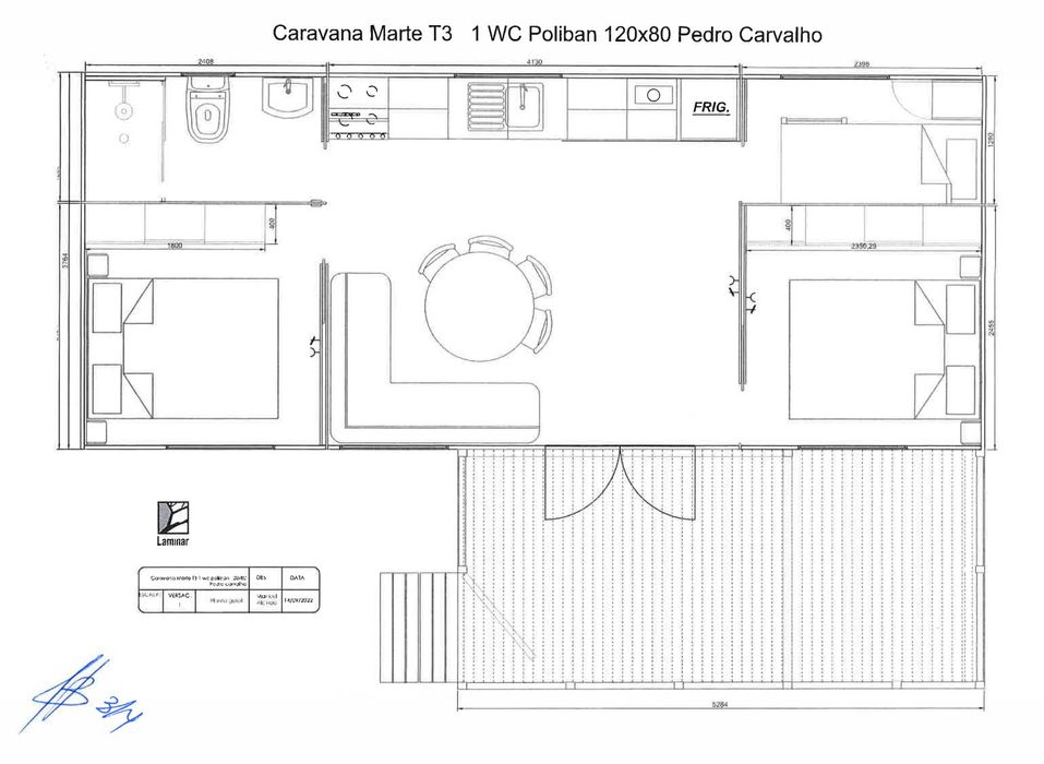 Mobile Home T3 usada com alpendre (2022)