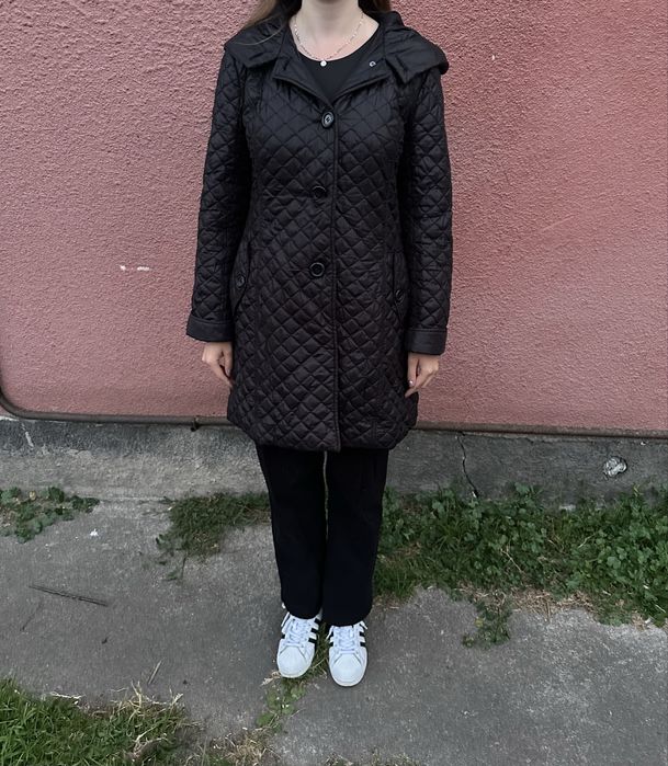 Kurtka jesienna pikowana czarna