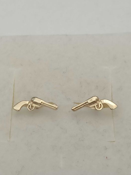 Złote kolczyki 0,80 g