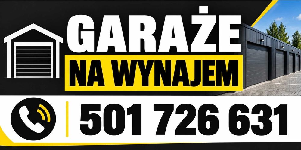 GARAŻ na WYNAJEM –  prąd , PILOT-  ulica Kwiatowa