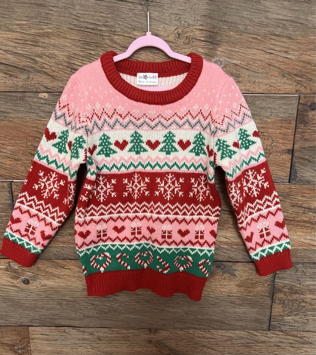 Śliczny ciepły sweterek rozm.92