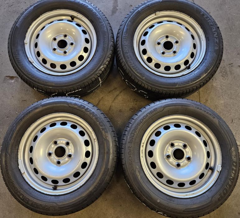 4x Felgi stalowe VW 6.0 x 15 5x112 ET47 srebrne Volkwagen Caddy [564]