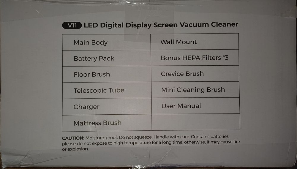 Odkurzacz Laresar V11 650W