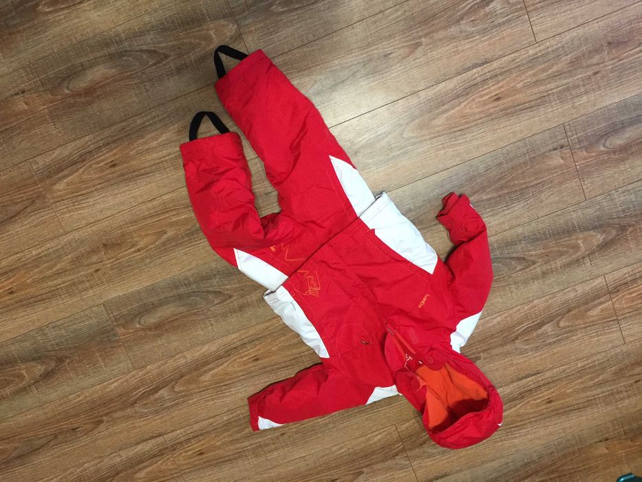 Зимний комбинезон на девочку лыжный костюм термо Wed'ze Франция р.98