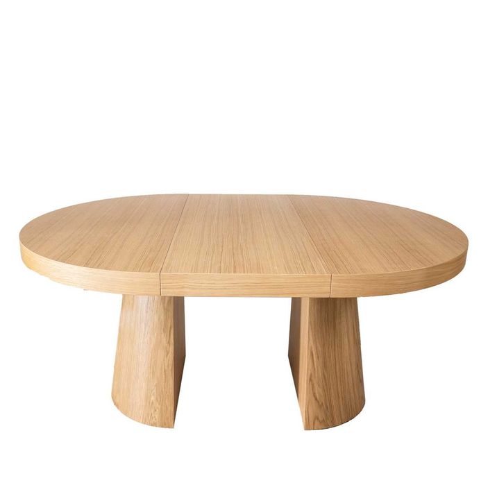 Stół okrągły rozkładany Fi 120+50 na jednej nodze.