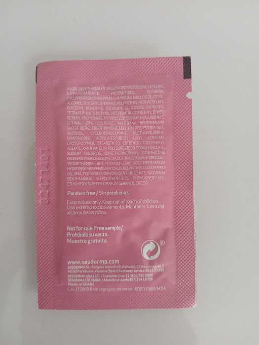 Sesderma Retinage 3 ml krem z retinolem nowy