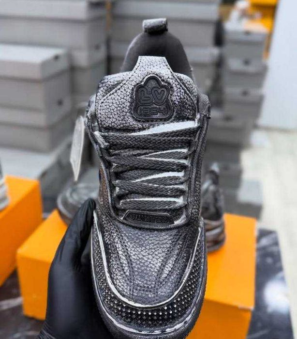 (БЕЗ ПЕРЕДОПЛАТИ)Louis Vuitton Skate луї віттон скейт трейнер чорні