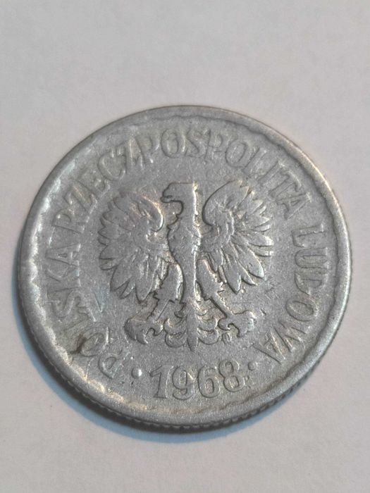 Moneta 1 zł i 0,50 gr z 1968 - rzadkość