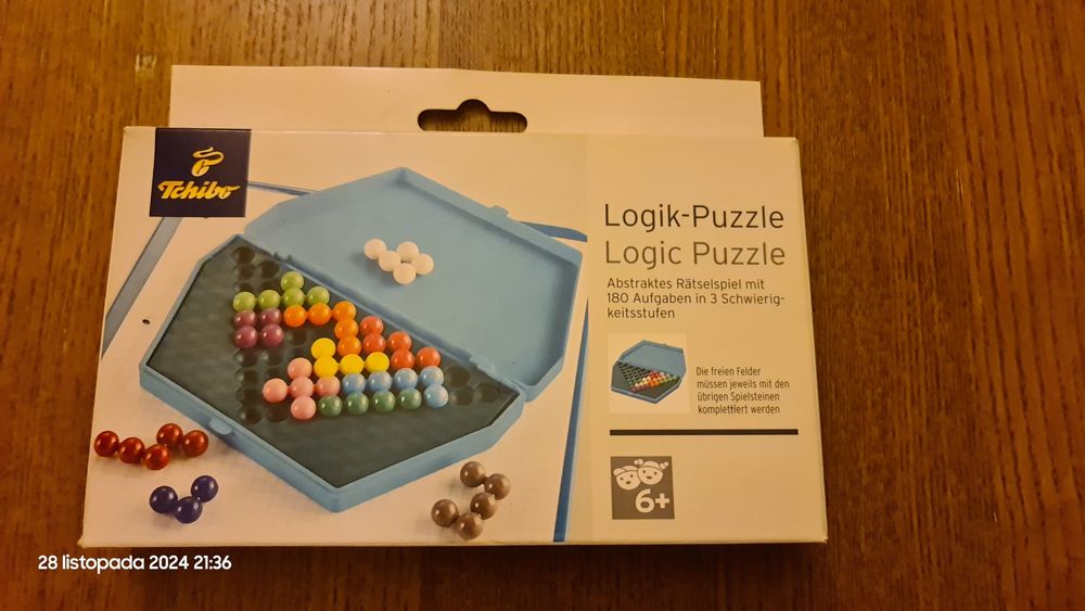 Puzzle logiczne Tchibo wersja podróżna 180 zadań