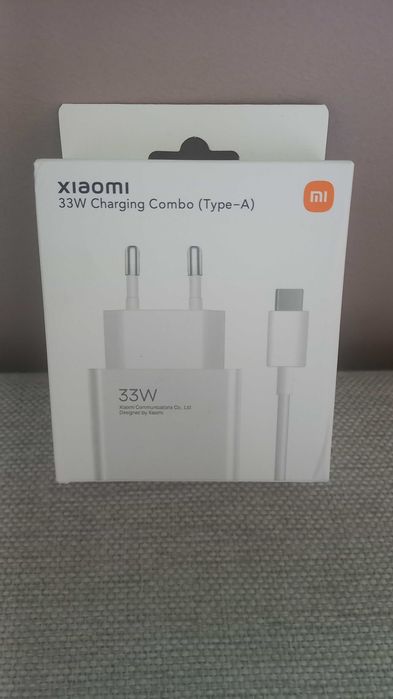 Ładowarka Xiaomi 33W Charging Combo (USB + kabel USB-C)  – NOWA