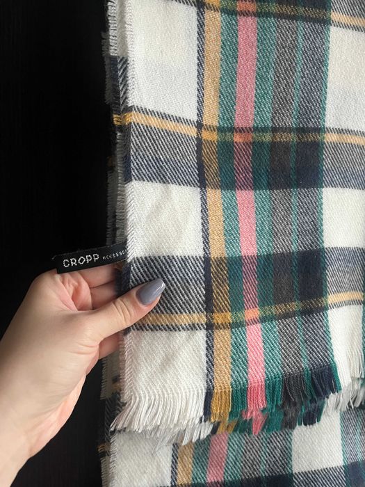 Chusta w kratę cropp