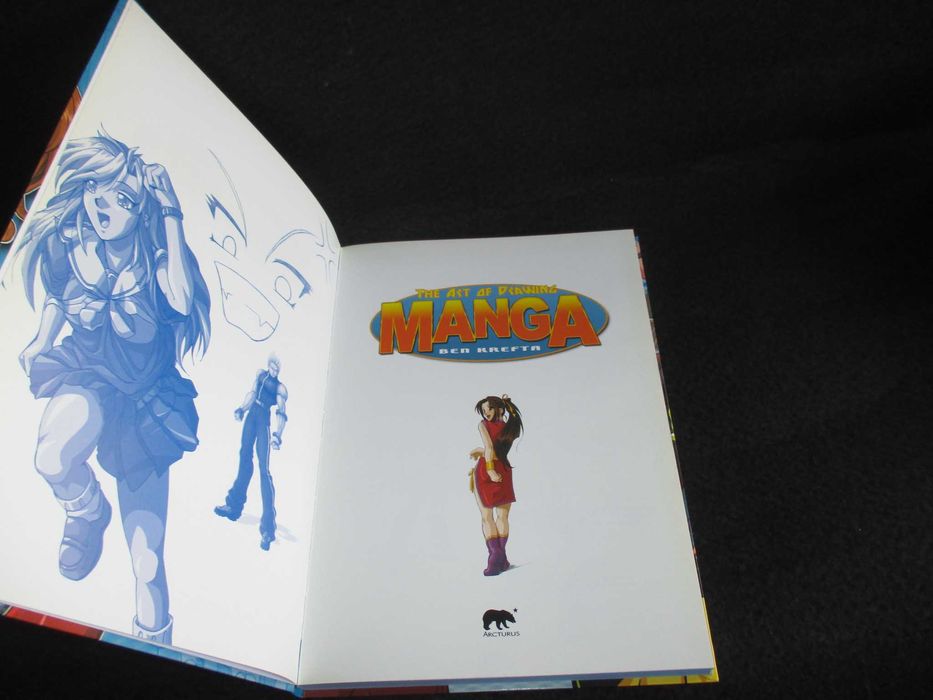 Livro The Art of Drawing Manga Ben Krefta