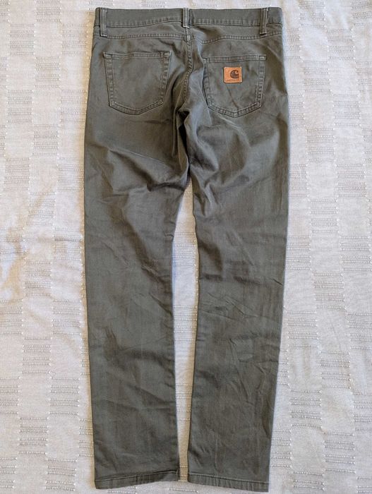 Джинсы Carhartt WIP Rebel Slim Fit. Серые. р31