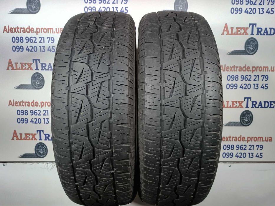 2 шт. 255/65 R17 Bridgestone Dueler A/T шини вживані, протектор 6 мм