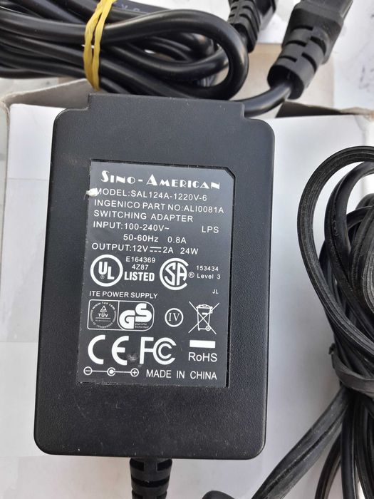 Импульсн. блок питания SAL124A-1220V-6 12V/2A/адаптер живлення