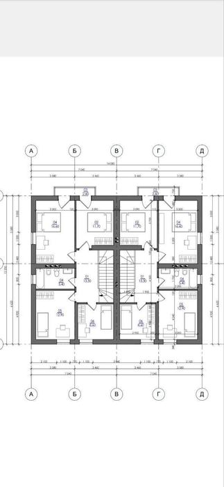 Продаж дуплексу(сирця) 135м2 у Крихівцях