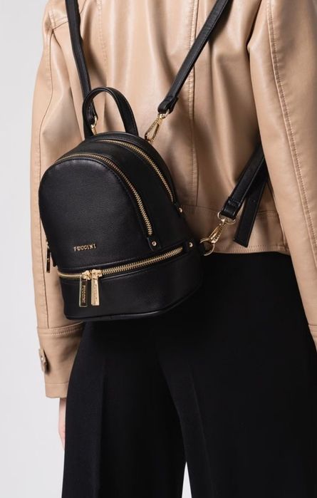 Przecudny elegancki wygodny damski plecak Puccini