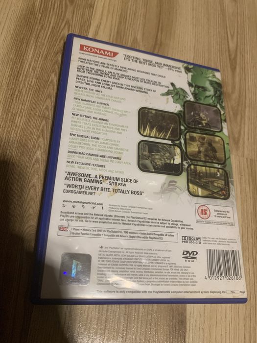 Metal gear solid 3 ps2