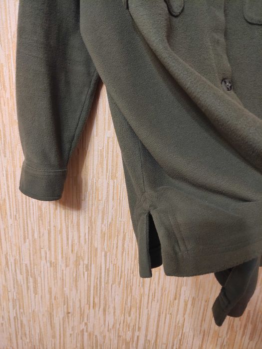 тепла жіноча сорочка з довгим рукавом на  р.54/UK18