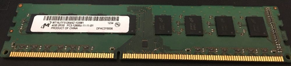 Memoria 4GB DDR3-1600MHz DIMM PC3-12800 SDRAM