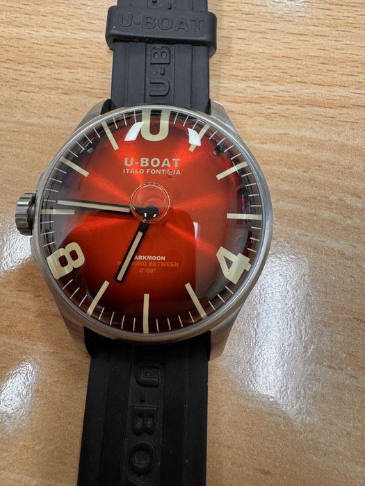U-Boat Darkmoon 44 mm Red Soleil Ref. 8701. Full Set. Stan bardzo dobry