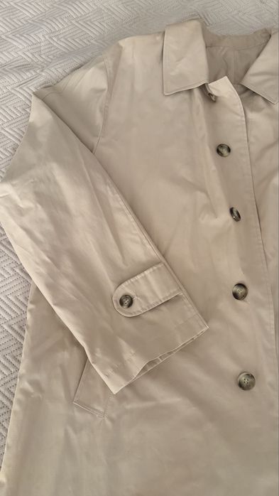 Cortefiel Gabardine Masculina Bege XL Como Nova Forro