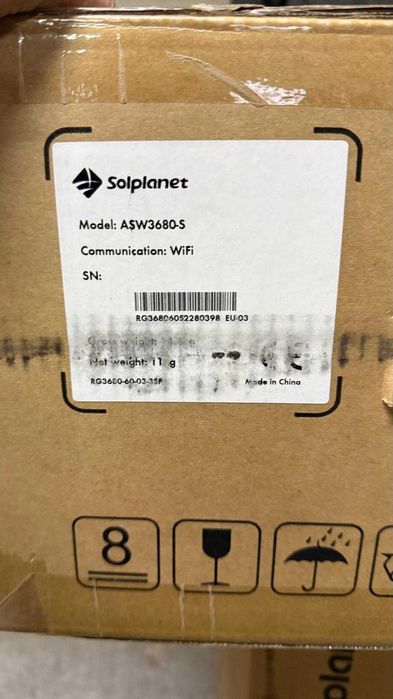 Inversor Solplanet ASW3680-S Wifi + ASW1500S-S Wifi